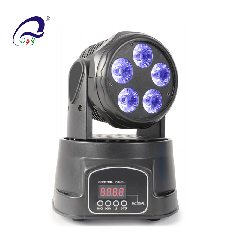 PL-12 5*15W RGBWA LED Mini Move Head Wash Light